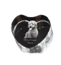 Glen of Imaal Terrier, Irish Glen of Imaal Terrier - a photo of a dog in crystal, crystal heart, unique photo frame from the Art-Dog brand