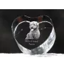 Glen of Imaal Terrier, Irish Glen of Imaal Terrier - a photo of a dog in crystal, crystal heart, unique photo frame from the Art-Dog brand