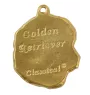 Golden Retriever - Collier pour chien, pendentif plaqué or pour fan de chien, bijoux uniques de la marque Art-Dog