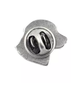 Golden Retriever I  - Broche chien argentée, épingle élégante, décoration de revers de veste par la marque Art-Dog