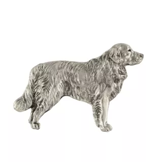 Golden Retriever - Dog brooch in a gift box, elegant pin, lapel pin for Art-Dog brand jacket