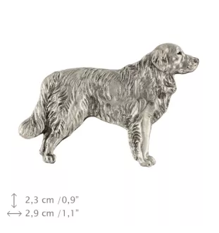 Golden Retriever - Dog brooch in a gift box, elegant pin, lapel pin for Art-Dog brand jacket