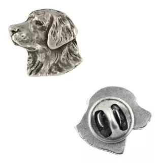 Golden Retriever I pin posrebrzony w pudełku Art-Dog