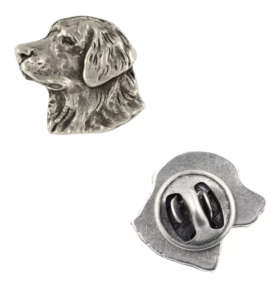 Golden Retriever I pin posrebrzony w pudełku Art-Dog