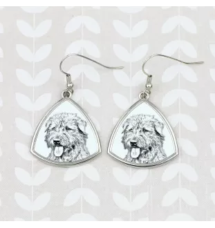 Glen of Imaal Terrier, Irish Glen of Imaal Terrier - dog earrings, hanging earrings with a picture, personalized jewelry with Art-Dog brand print