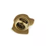 Golden Retriever I - Broche de chien dans une boîte décorative, épingle élégante en plaqué or, épingle de veste de la marque Art-Dog
