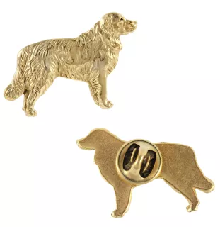 Golden Retriever pin pozłocony Art-Dog