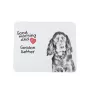 Gordon setter - mouse pad with print, personalized dog-themed mouse pad, unique gadget for an office worker by Art-Dog brand