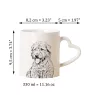 Glen of Imaal Terrier, Irish Glen of Imaal Terrier - cup with a dog, adorable cup with a heart-shaped handle, universal gift from the Art-Dog brand