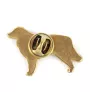 Golden Retriever - broche plaquée or, ornement élégant pour chien, broche unique de la marque Art-Dog