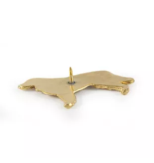 Golden Retriever pin pozłocony Art-Dog