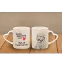 Glen of Imaal Terrier, Irish Glen of Imaal Terrier - cup with a dog, adorable cup with a heart-shaped handle, universal gift from the Art-Dog brand