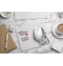 Gordon Setter, Schottischer Setter - Mauspad mit Druck, personalisiertes Mauspad mit Hund, einzigartiges Gadget für Büroangestellte von Art-Dog.
