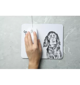 Seter szkocki Gordon podkładka pod mysz z psem Art-Dog