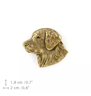 Golden Retriever I pin pozłocony Art-Dog