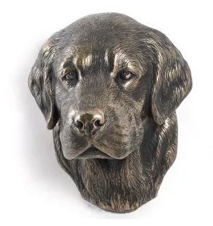 Golden Retriever - Statue de chien, buste suspendu, décoration unique pour les amoureux des chiens par la marque Art-Dog