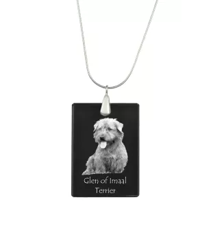 Glen of Imaal Terrier naszyjnik kryształowy z psem Art-Dog
