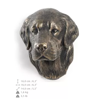 Golden Retriever - Statue de chien, buste suspendu, décoration unique pour les amoureux des chiens par la marque Art-Dog