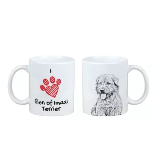 Glen of Imaal Terrier, Irish Glen of Imaal Terrier - cup with a dog, cute cup with graphics, a gift with your photo from the Art-Dog brand