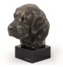 Golden Retriever - Hundestatue, Büste auf Steinsockel, Skulptur, Trophäe für Hundeausstellung der Marke Art-Dog