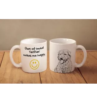 Glen of Imaal Terrier, Irish Glen of Imaal Terrier - cup with a dog, cheerful cup for a dog lover, personalized gift from the Art-Dog brand
