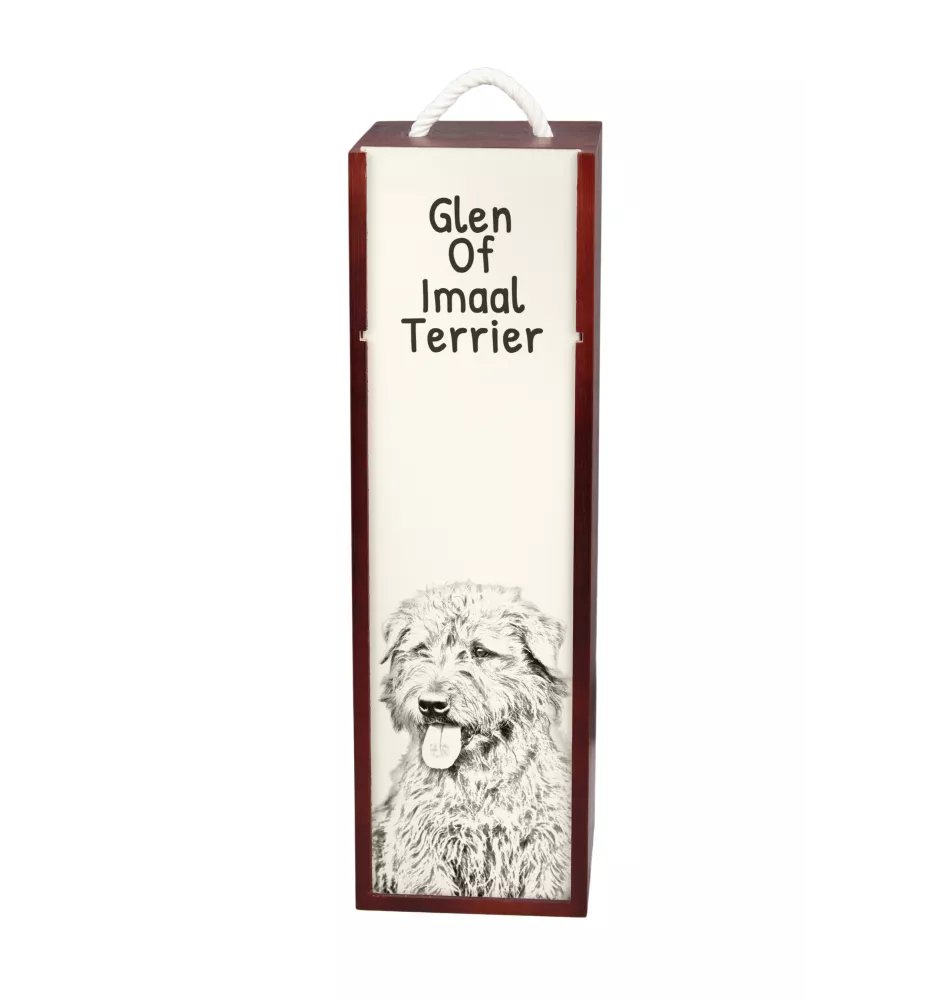 Glen of Imaal Terrier pudełko na wino z psem Art-Dog