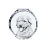 Glen of Imaal Terrier, Irish Glen of Imaal Terrier - Pocket mirror with a dog, personalized mirror for a purse, compact mirror with Art-Dog brand print.