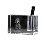 Gordon setter - Pen stand, crystal organiser with dog photo, unique desk decoration by Art-Dog brand