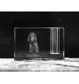 Gordon setter - Pen stand, crystal organiser with dog photo, unique desk decoration by Art-Dog brand