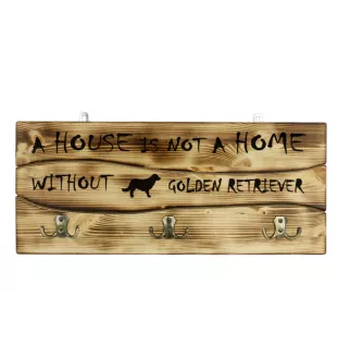 Golden Retriever - porte-vêtements avec chien, exposition de médailles, décoration pour la maison de la marque Art-Dog