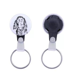 Gordon setter - keychain with a dog portrait, pendant with the brand's own Art-Dog graphics