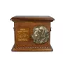 Golden Retriever - urn for dog ashes, personalized urn with engraving and bas-relief, commemorative box for dog ashes by Art-Dog brand