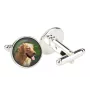 Golden Retriever - Manschettenknöpfe, Hemdverzierung, Hemdanhänger der Marke Art-Dog