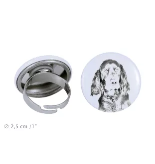 Gordon setter - women's jewelry with a dog portrait, handmade product, possibility to add your own photo, Art-Dog brand