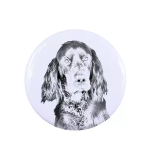 Seter szkocki Gordon przypinka z psem mała Art-Dog