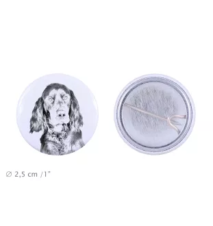 Gordon Setter, Schottischer Setter - Anstecknadel mit Ihrem Hund, fügen Sie Ihr eigenes Foto hinzu, Marke Art-Dog