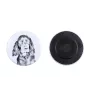Gordon setter - magnet with a dog's pupil, exceptionally light, strong magnet, handmade product by the Art-Dog brand