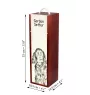 Gordon setter - wine box with a dog, alcohol box with graphics, personalized gift box from the Art-Dog brand