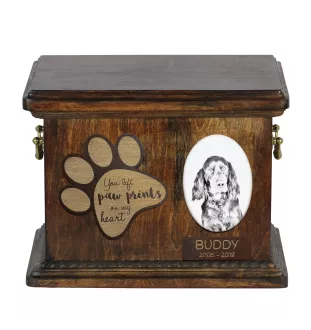 Gordon setter - urn for dog ashes, personalized urn with a photo, dog photo urn by Art-Dog