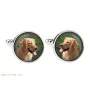 Golden Retriever - cufflinks and tie with your photo, a suit decoration, men's jewelry from the Art-Dog brand.