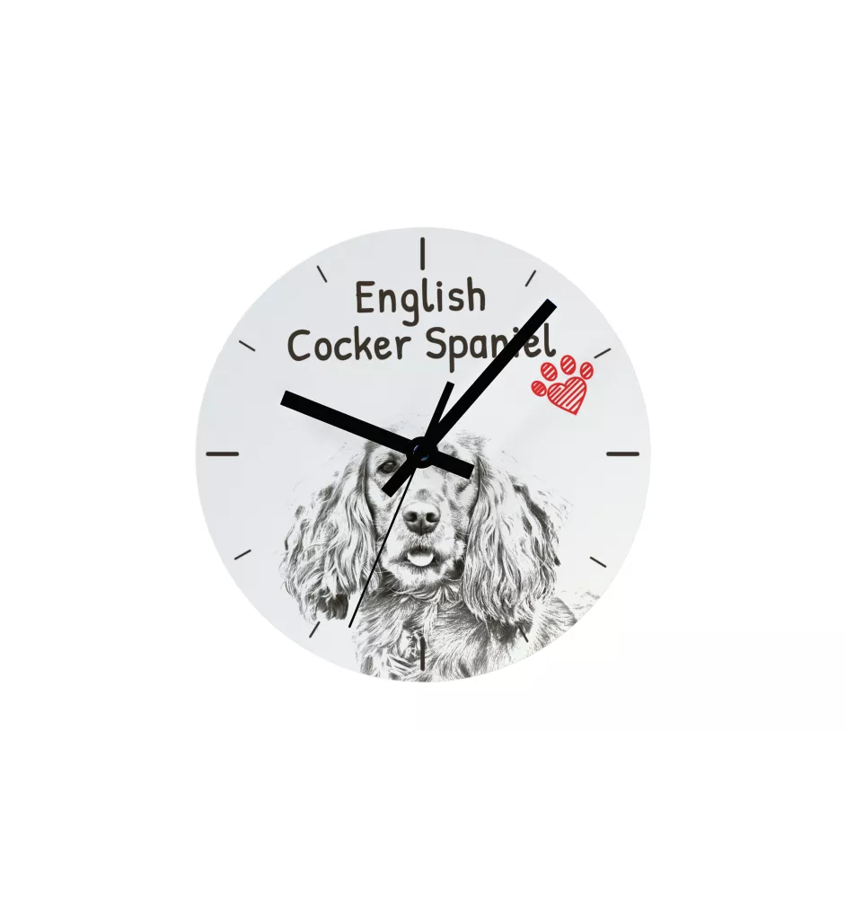 Setter Gordon  - horloge murale avec chien, horloge de table avec impression, décoration personnalisée de la maison de la marque Art-Dog