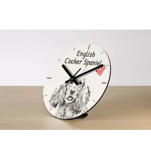 Seter szkocki Gordon zegar ze zdjęciem psa Art-Dog