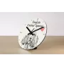 Gordon Setter, Schottischer Setter - Wanduhr mit Hund, Regal Uhr mit Druck, personalisierte Hausdekoration von Art-Dog.