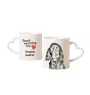 Gordon Setter, Schottischer Setter - Tasse mit Hund, entzückende Tasse mit herzförmigem Henkel, universelles Geschenk der Marke Art-Dog