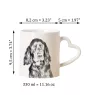 Gordon Setter, Schottischer Setter - Tasse mit Hund, entzückende Tasse mit herzförmigem Henkel, universelles Geschenk der Marke Art-Dog