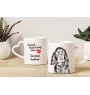 Gordon Setter, Schottischer Setter - Tasse mit Hund, entzückende Tasse mit herzförmigem Henkel, universelles Geschenk der Marke Art-Dog