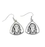 Setter Gordon  - boucles d'oreilles avec chien, boucles d'oreilles pendantes avec photo, bijoux personnalisés avec impression de la marque Art-Dog