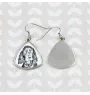 Gordon setter - dog earrings, hanging earrings with a picture, personalized jewelry with Art-Dog brand print