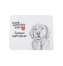 Golden Retriever - Mauspad mit Druck, personalisiertes Mauspad mit Hund, einzigartiges Gadget für Büroangestellte von Art-Dog.