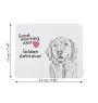 Golden Retriever - Mauspad mit Druck, personalisiertes Mauspad mit Hund, einzigartiges Gadget für Büroangestellte von Art-Dog.